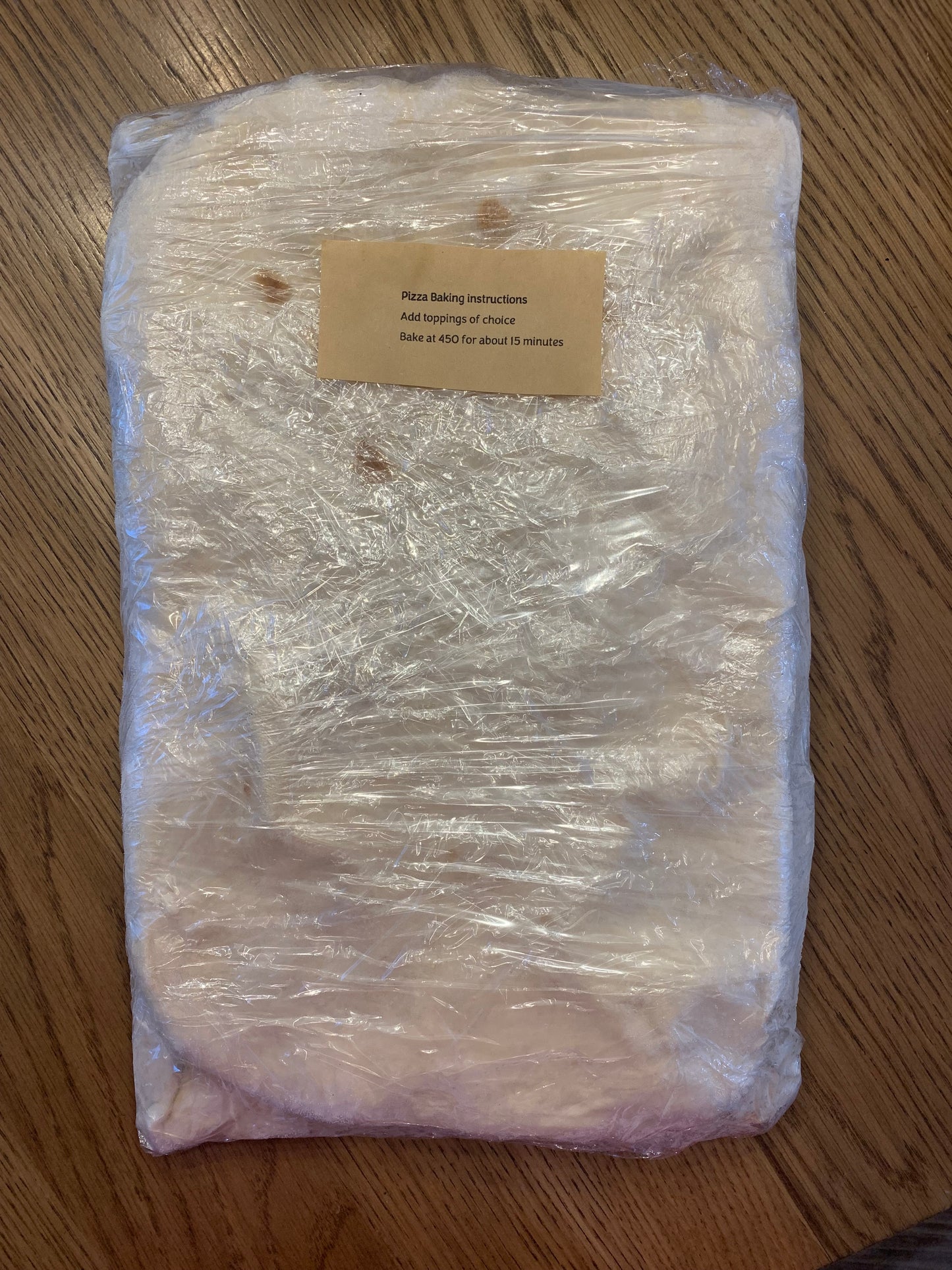 Sourdough pizza crust