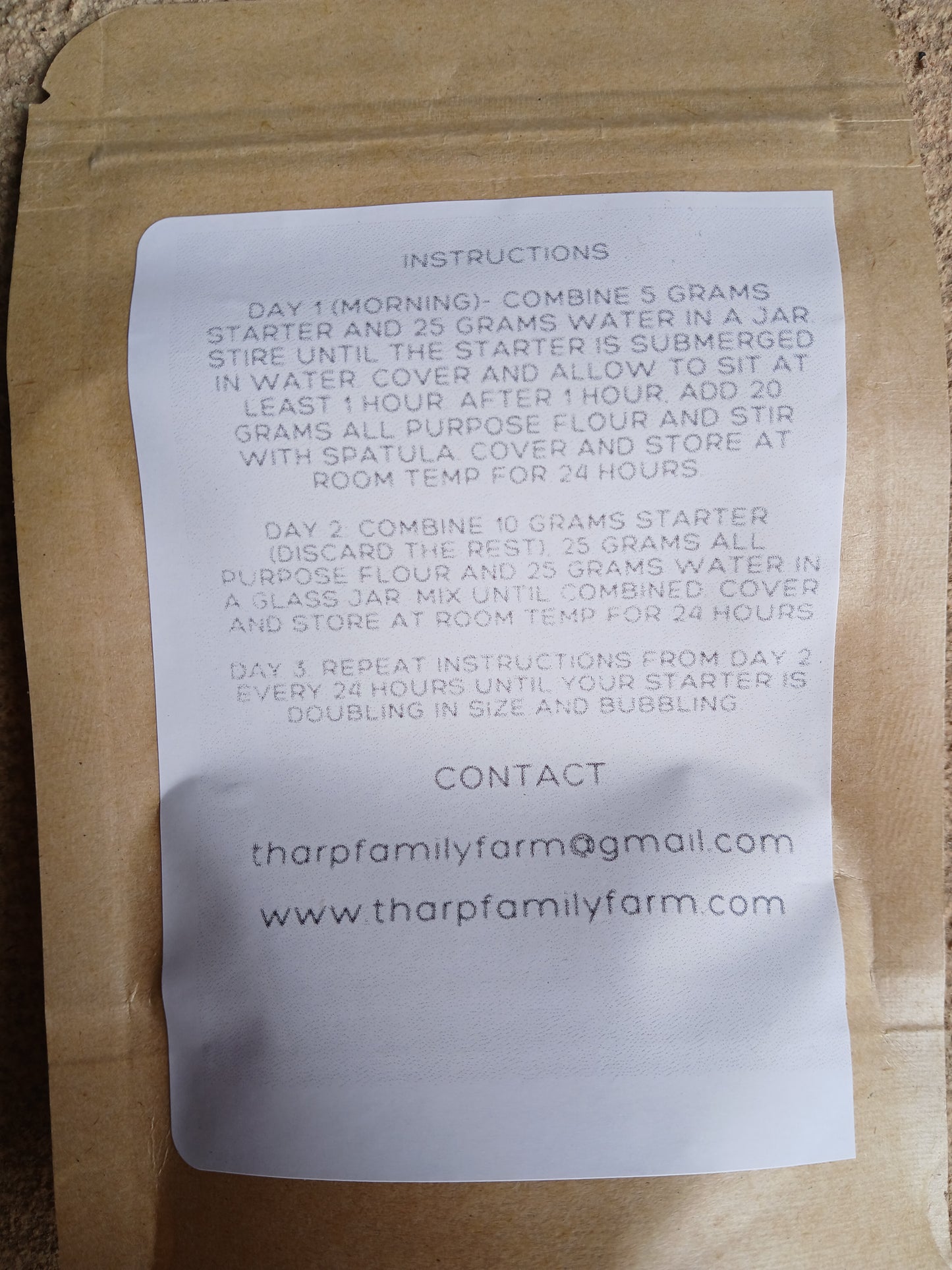 Strong & Stable Dehydrated Sourdough Starter!