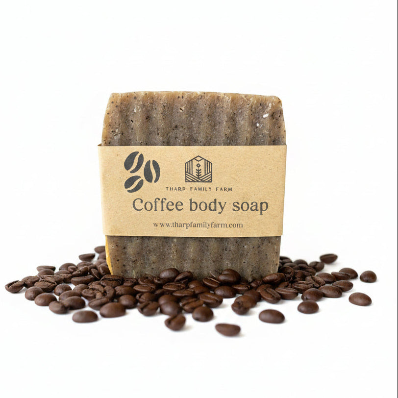 natural soap, coffee, exfoliating, hand crafted 