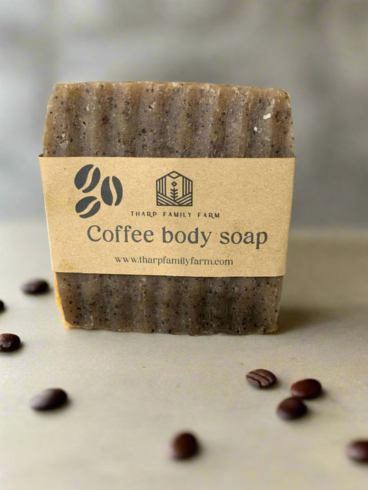 natural soap, coffee, exfoliating, hand crafted 