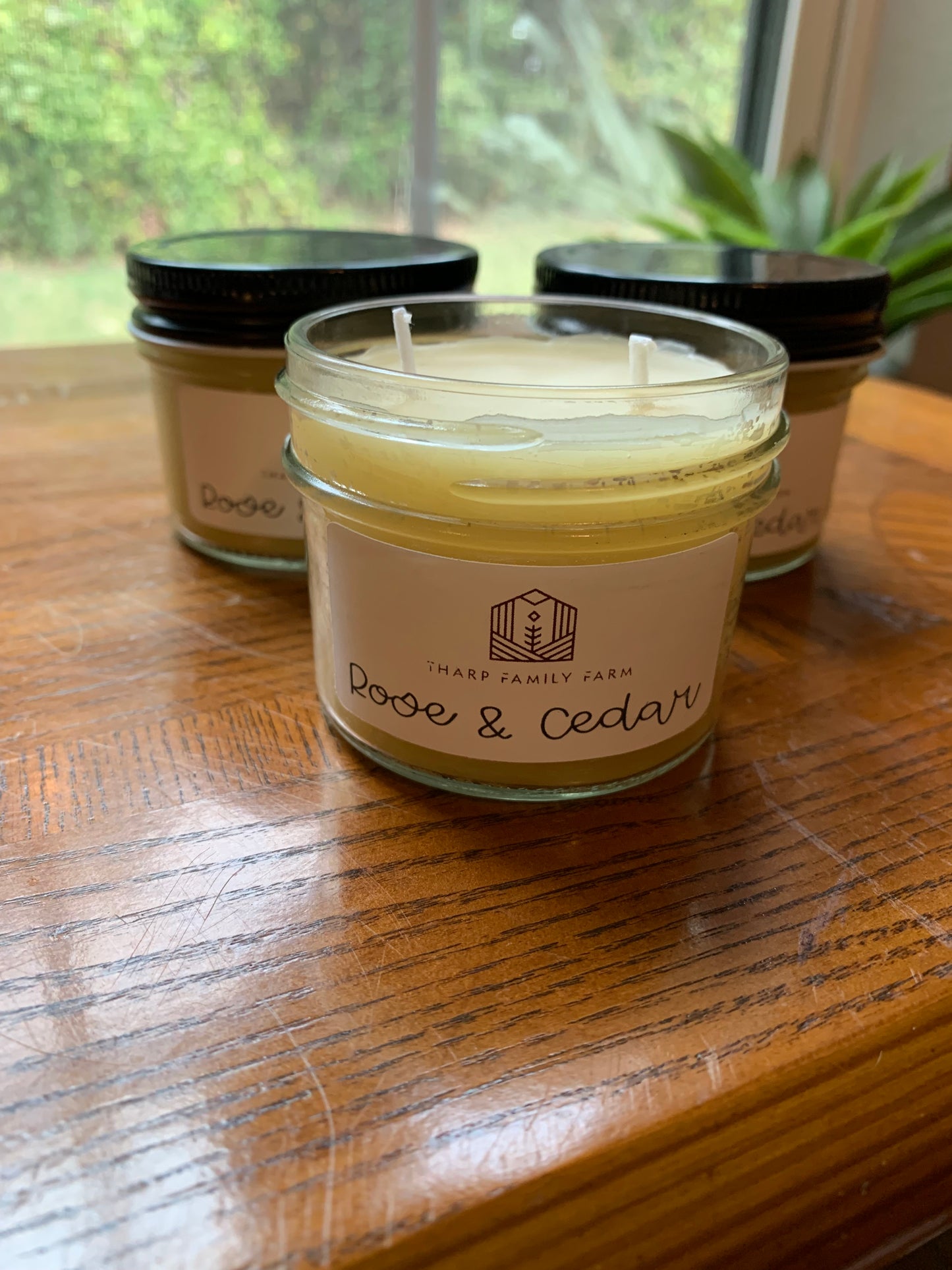 Beeswax candle