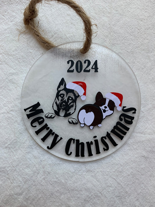 Personalized pet Christmas Ornament