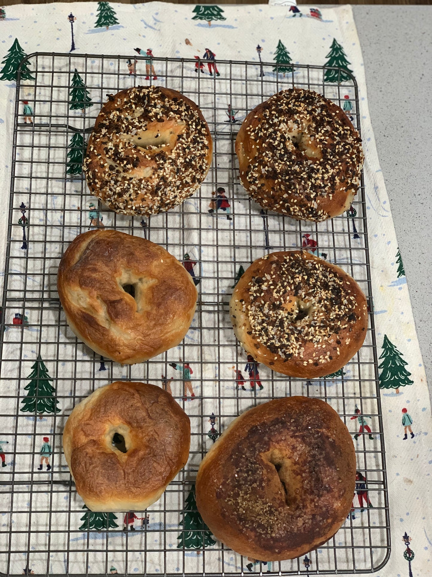 Sourdough Bagels