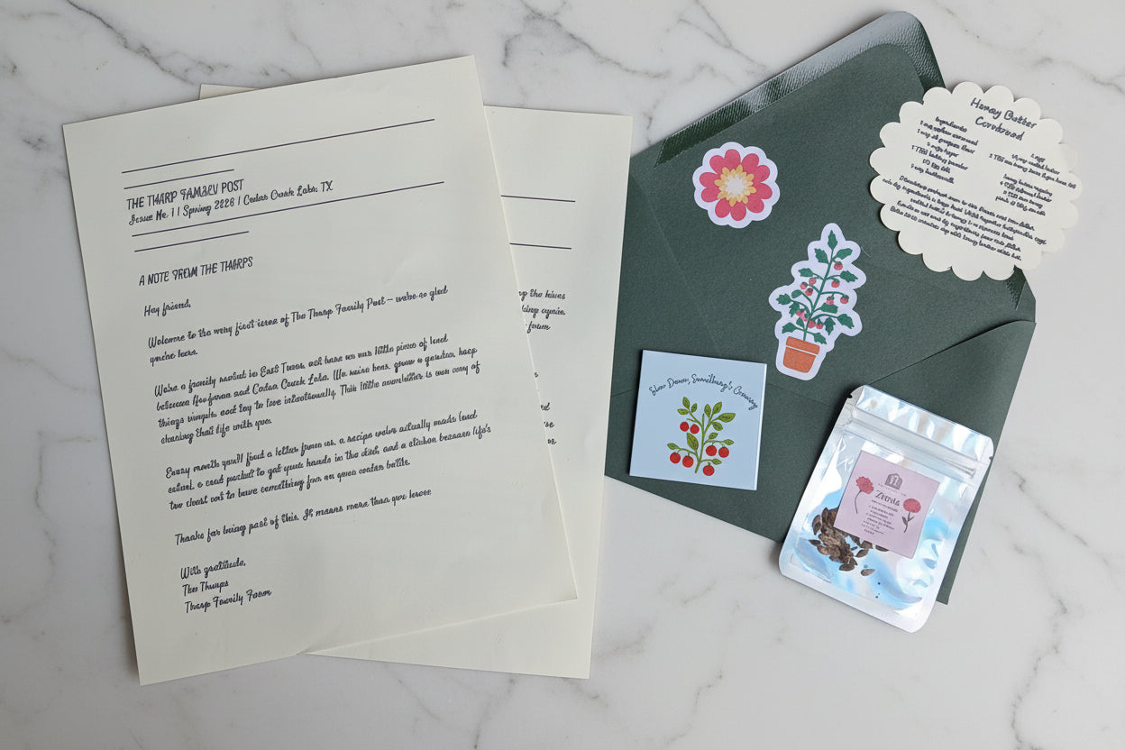 The Tharp Family Post — Monthly Subscription